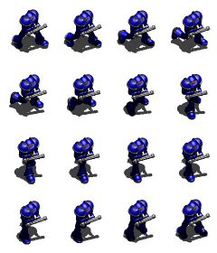 Space marine sprite sheet